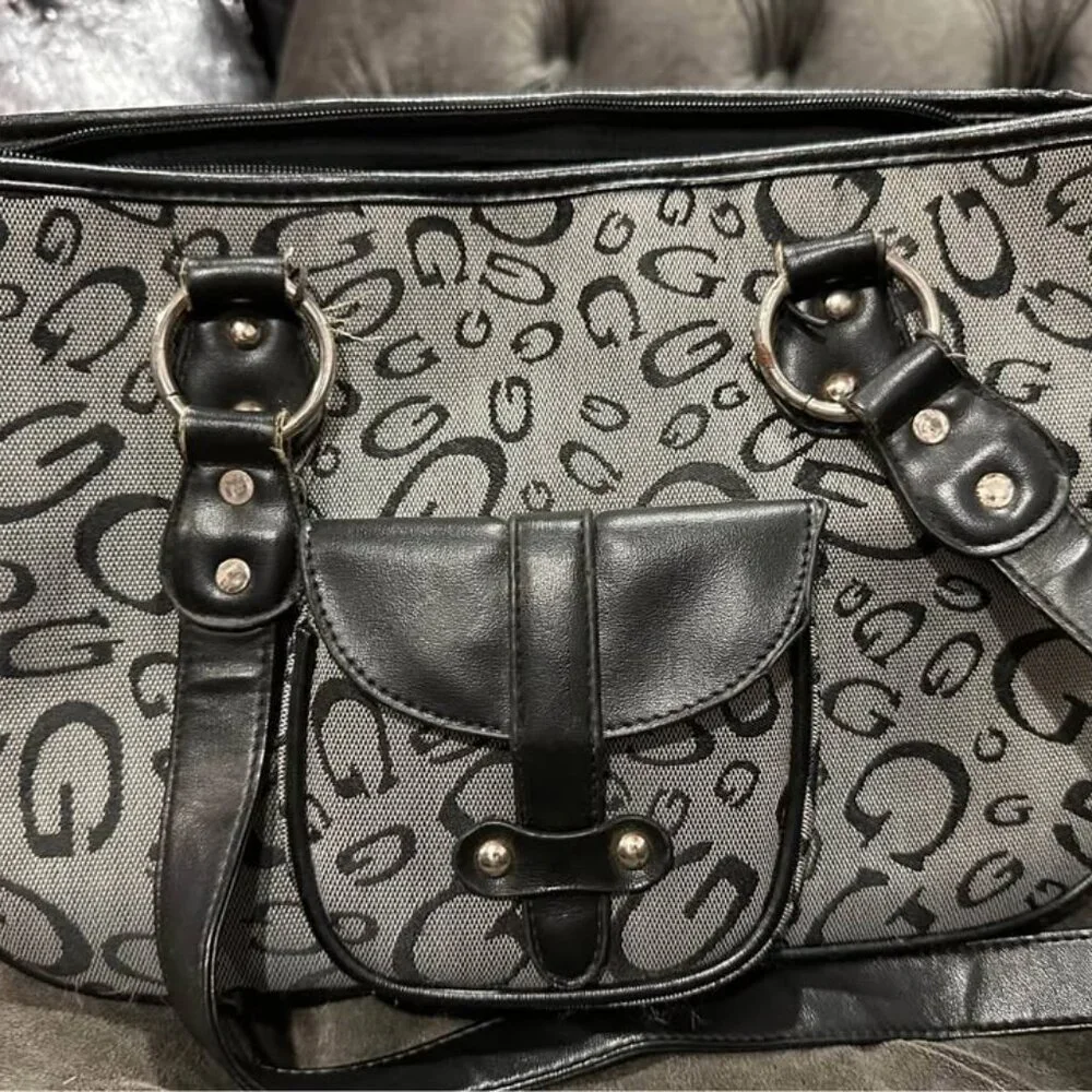 Pet Carrier - Imitation Guess - Like New